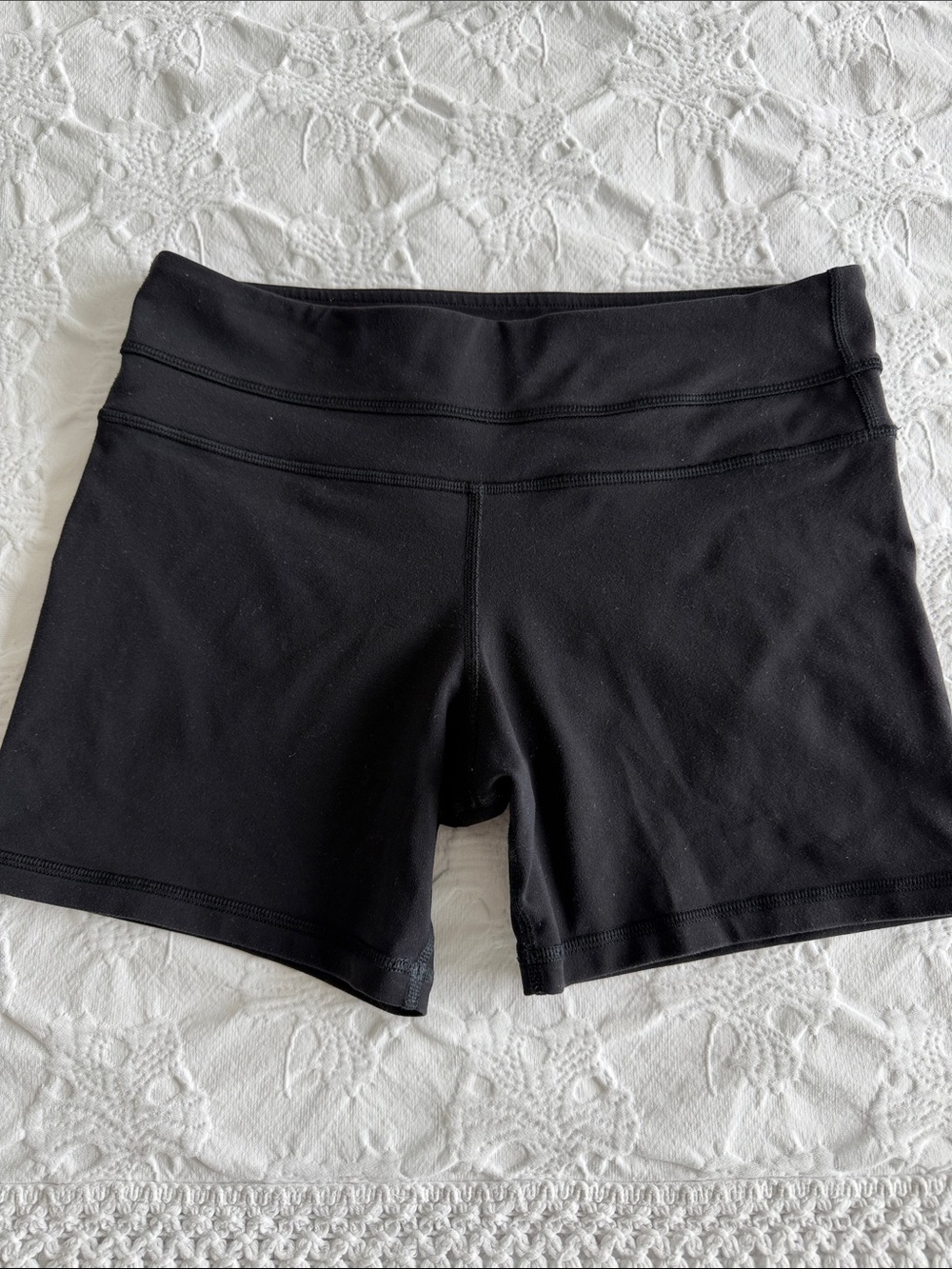 lululemon athletica Black High-Waist Performance Shorts